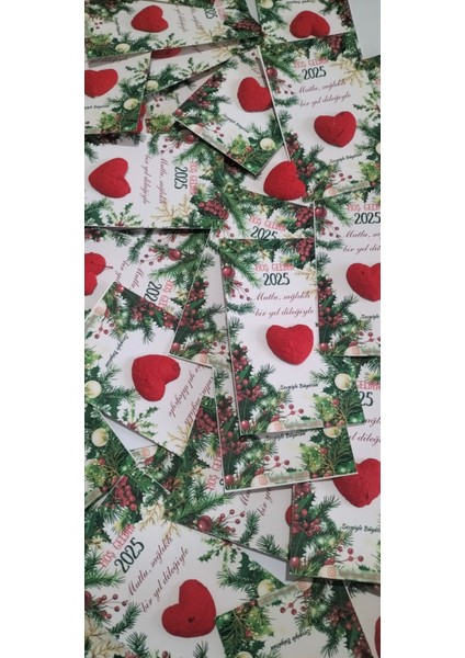 5 Adet Tohumlu Kart Yılbaşı Hediyesi, Yeni Yıl Hediyesi Hatırası fırsatları