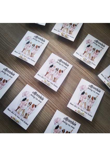 Hediyelik Inci Küpe Söz Nişan Kına ve Bekarlığa Veda Hatırası 30 Adet