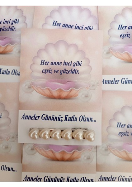 10 Adet Kalpli Inci Toka