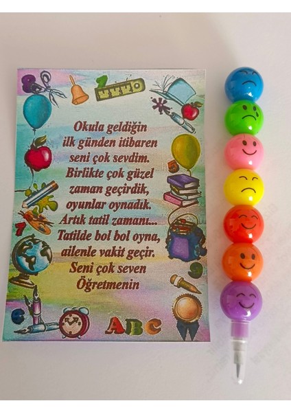 Karne Hediyesi Okuma Bayramı Hediyesi 10 Adet Ara Tatil, Sömestr Tatili Hediyesi Toplu Hediyelik fırsatları