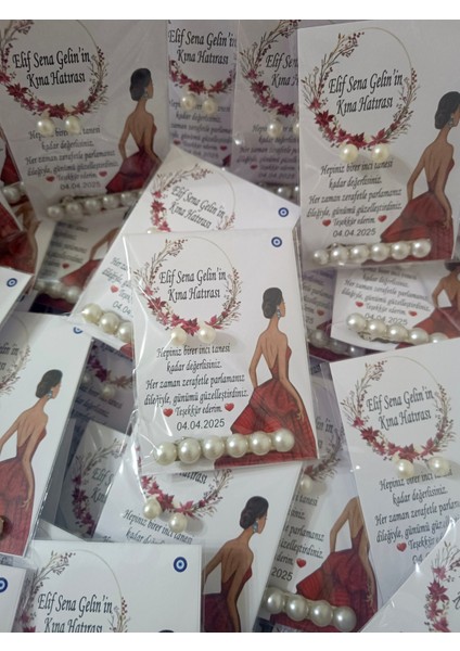 50 Adet Inci Küpe Inci Toka