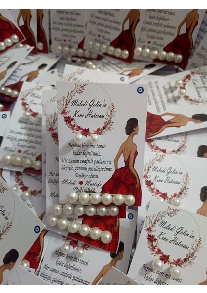 50 Adet Inci Küpe Inci Toka modelleri