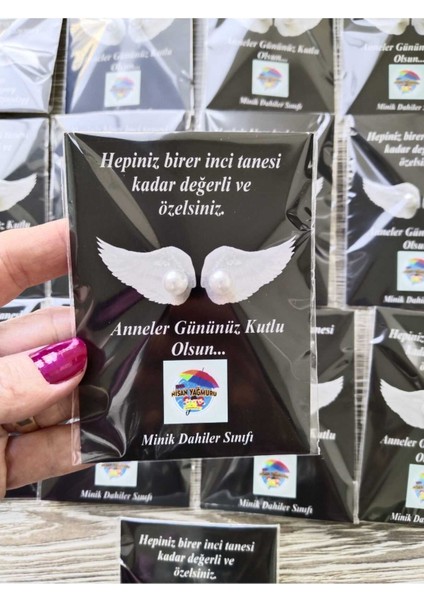 Anneler Günü Hediyelik Inci Küpe (16 Adet)