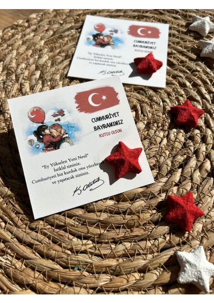 29 Ekim Cumhuriyet Bayramı Tohumlu Kart 30 Adet indirimleri