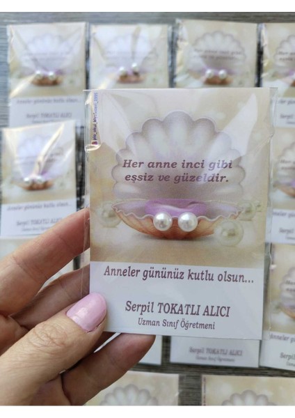 Anneler Günü Hediyelik Inci Küpe (16 Adet)