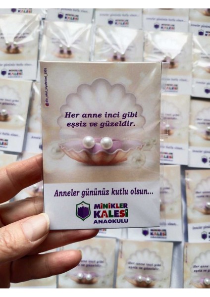 Anneler Günü Hediyelik Inci Küpe (16 Adet) fırsatları