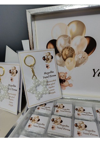 Bebek Hediyelik Bebek Hediyesi Hoşgeldin Bebek Yenidoğan Hediyesi Anahtarlık 25 Adet fiyatları