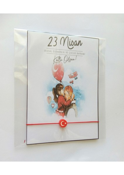 10 Adet 23NISAN Hediyesi Türk Bayrağı Bileklik modelleri