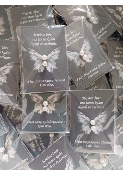 20 Adet Inci Küpe 8 Mart Kadınlar Günü Hediyesi modelleri