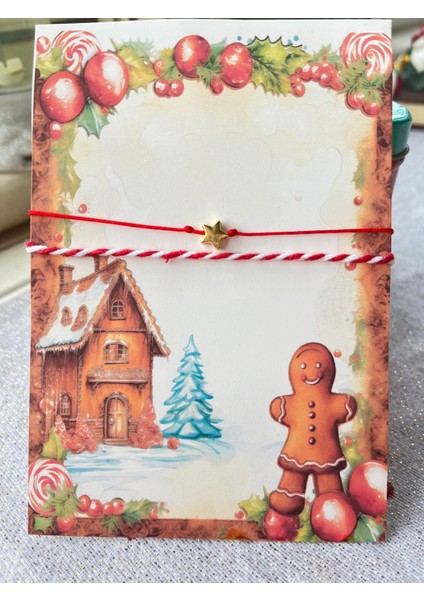 10 Adetşans Bilekliği Yeniyıl Hediyelik Isme Özel Kart Tasarımlı modelleri