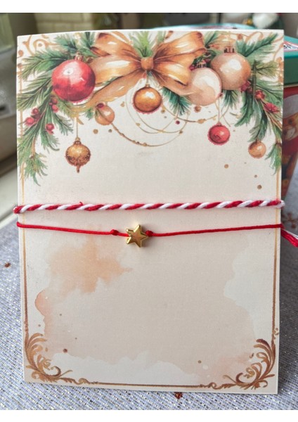 10 Adetşans Bilekliği Yeniyıl Hediyelik Isme Özel Kart Tasarımlı indirimleri