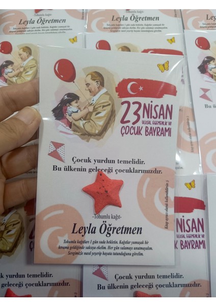 20 Adet 29 Ekim Cumhuriyet Bayramı 23 Nisan Hediyelik Tohum