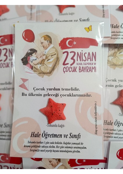 20 Adet 29 Ekim Cumhuriyet Bayramı 23 Nisan Hediyelik Tohum