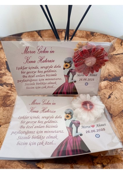 Kına Düğün Nişan Için Kartlı (18 Adet) fırsatları