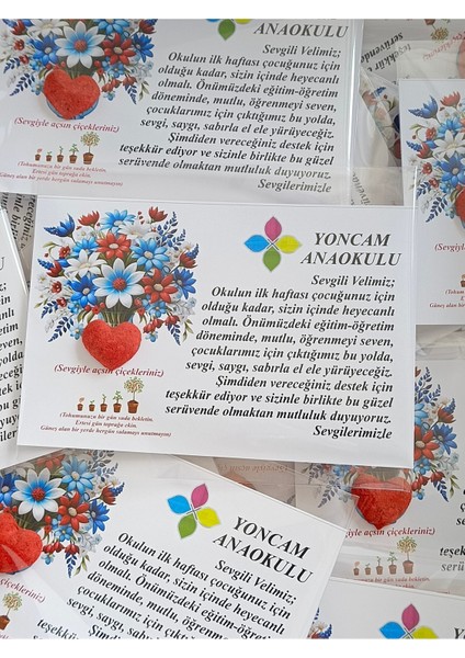 Veli Toplantısı Tohumlu Kart (20 Adet)