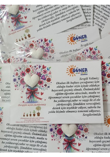 Veli Toplantısı Tohumlu Kart (20 Adet) modelleri