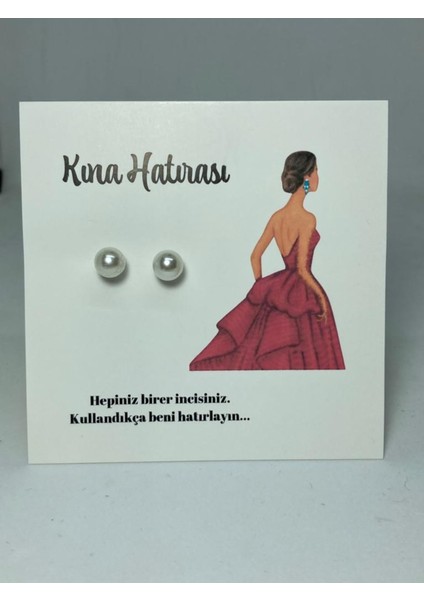 Inci Küpe Kına Hediyelik 50 Adet fiyatları