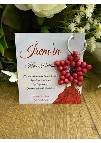 Ahşap Yıldız Anahtarlık Kına Gecesi Hediyeliği 30 Adet fiyatları