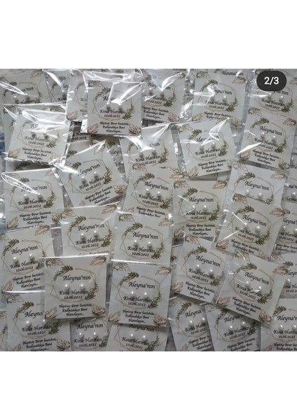 25 Adet Inci Küpeli Söz Nişan Kına Hediyesi Hediyelik fiyatları