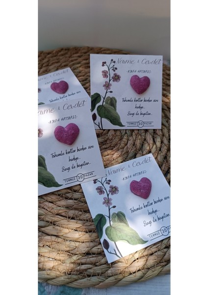 Tohumlu Kart 50 Adet Nikah, Düğün, Söz, Nişan, Hediyelik, Doğum Günü fiyatları