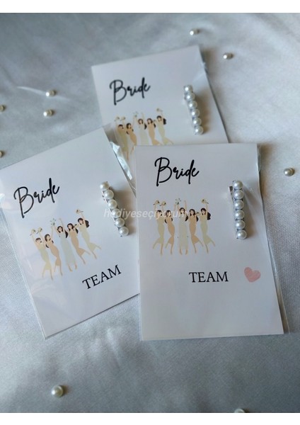 10 Adet Bride To Be Hediyelik Inci Toka Bekarlığa Veda Söz Nişan Nikah Düğün Kına Gecesi Hediyelik