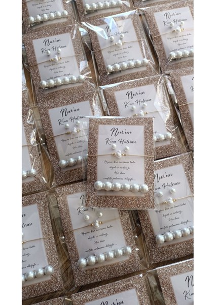 Inci Toka + Inci Bileklik + Inci Küpe Hediyeliği 32 Adet Kartlı ve Jelatinli Fiyatımızdır. fiyatları