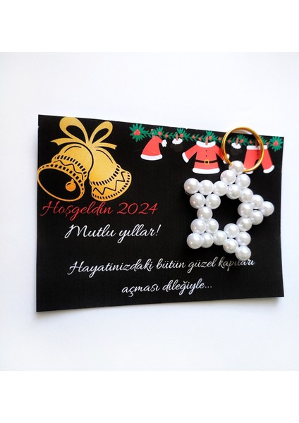 5 Adet Yeniyıl Yılbaşı Hediyesi Inci Anahtarlik fiyatları