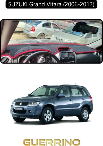 Suzukı Grand Vitara (2006-2012) Torpido Koruma Halısı Siyah Kenar