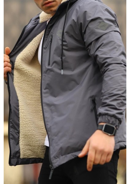 Erkek Dar Füme Içi Peluş Kürk Rüzgarlık & Yağmurluk indirimleri