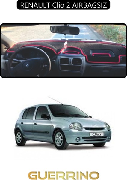 Renault Clio 2 Aırbagsıztorpido Koruma Halısı Siyah Kenar