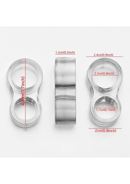 Şeffaf Kapı Kolu Stoperi Kapı Kolu Tamponu 4 Adet Kapı Güvenliği