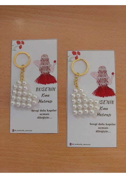 10 Adet Inci Kalp Anahtarlık Kına Nişan Düğün Babyshower Doğum 40 Uçurma Hediyelik modelleri