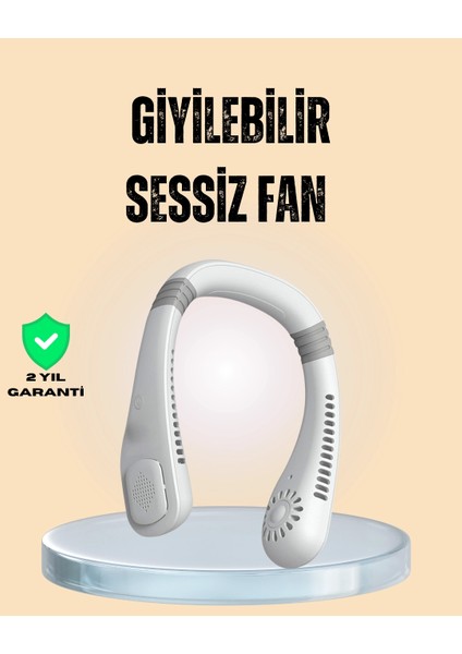 Esnek Silikon Tasarımlı Taşınabilir Kişisel Fan
