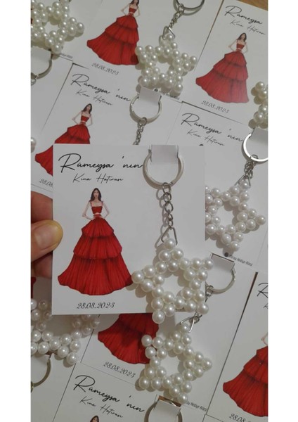 Inci Yıldız Anahtarlık 24 Adet