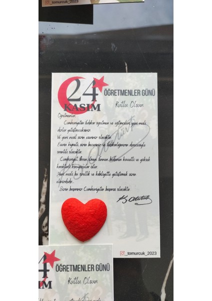 Öğretmenler Günü Hediyesi Tohumlu Kart 15 Adet fiyatları