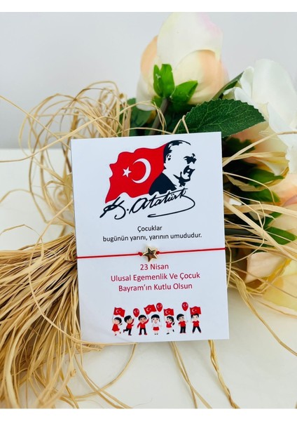 23 Nisan Konsept Yıldız Boncuklu 20 Adet