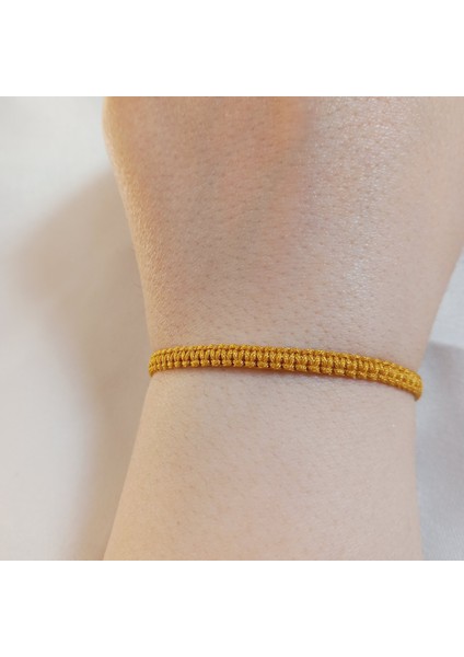 Altın Makrome Bileklik - Sörfçü Bileklik - Unisex El Yapımı Makrome Asansörlü Ayarlanabilir Hediyelik - Ip Bileklik - Makrome Bileklik - Örgü Bileklik - Gold Altın Bileklik fiyatları