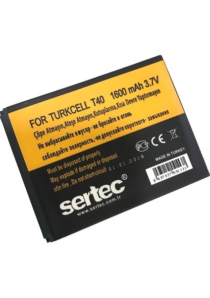 Turkcell T-40 Uyumlu Batarya