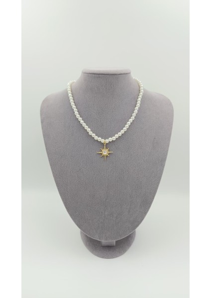 Güneşin Kalbi – Inci ve Altın Detaylı Kolye fiyatları