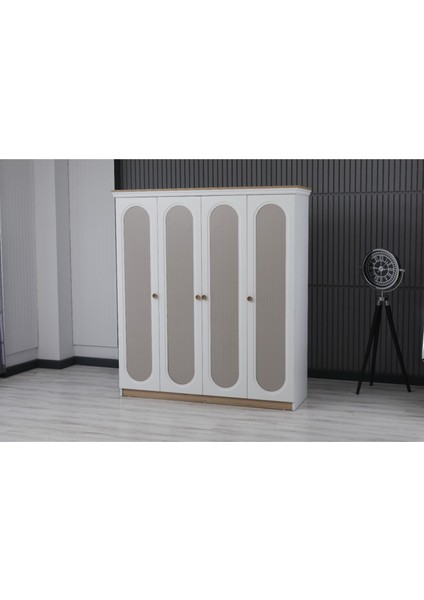 Mario 4 Kapılı Gardırop