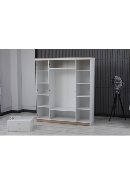 Mario 4 Kapılı Gardırop fırsatları