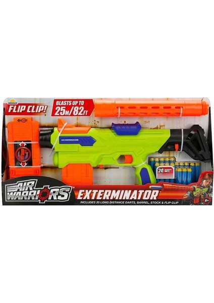 Air Warriors Exterminator Sünger Dart Atan Silah