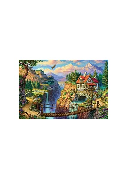 Ks Puzzle 500 Parça House On The Cliff