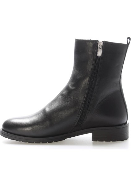 Hakiki Deri Kürklü Kadın Klasik Bot 257KZA630