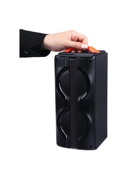 1790 Kablosuz Mikrofonlu Rgb Ledli Taşınabilir Bluetooth Hoparlör Parti Speaker fiyatları
