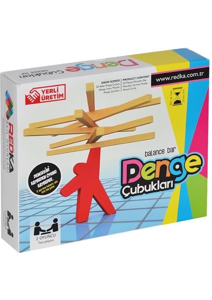 Redka Denge Çubukları Akıl Zeka Denge Aile Oyunu