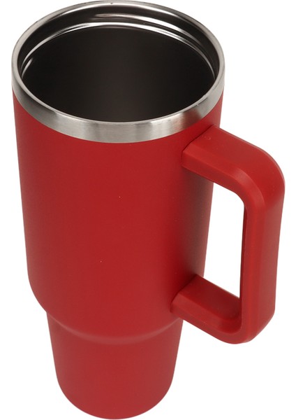 40OZ Paslanmaz Çelik Vakum Yalıtımlı Su Kupası Saplı Pipet Içecekleri Soğuk Tut Sıcak Su Şişesi Tip 1 (Yurt Dışından) fırsatları