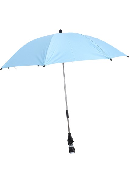 Bebek Arabası Şemsiye Klipsli Bebek Arabası Güneşlik Güneş Koruma Şemsiyesi Ayarlanabilir Kelepçeli Açık Hava Için 85CM Büyük Versiyon Mavi (Yurt Dışından) fiyatları