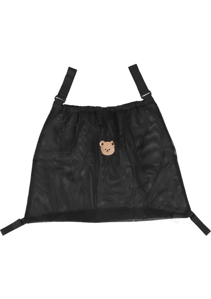 Saklama Çantası Polyester Elyaf Su Geçirmez Çok Amaçlı Bebek Arabası Düzenleyici Bebek Bezi Çantası Siyah (Yurt Dışından)