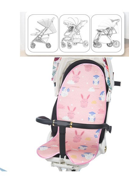 Bebek Arabası Cool Pad Yaz Buz Soğutucu Mat Nefes Alabilir Uyku Yastık Minderi Astarı Bebek Arabası Yüksek Sandalye Pembe (Yurt Dışından) indirimleri
